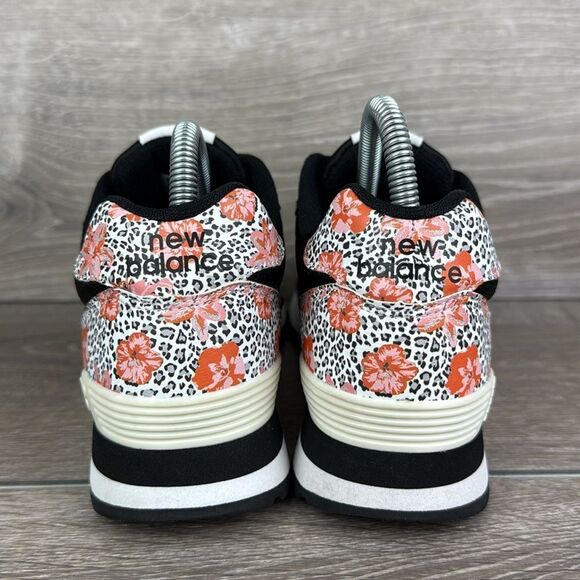 New Balance 515 v3 Women’s Sz 8B Black Leopard Floral Low Top Lace Up Sneakers - Picture 4 of 10